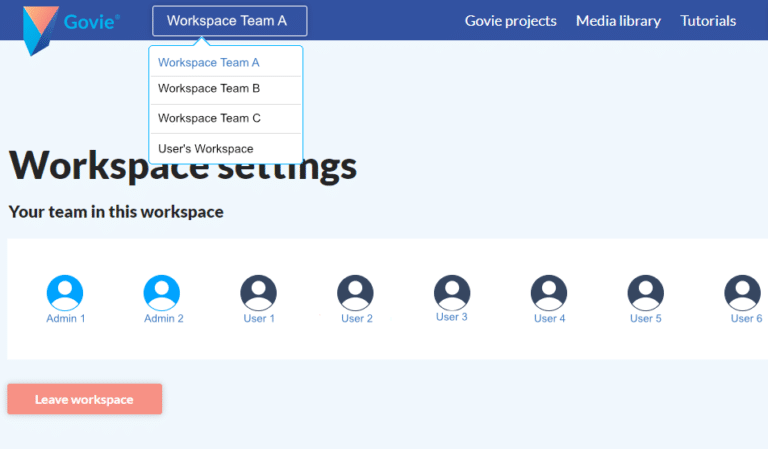 Tutorials 4 Workspace Übersicht